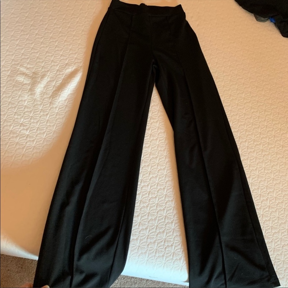 Fashion Nova Victoria Black Palazzo Pants